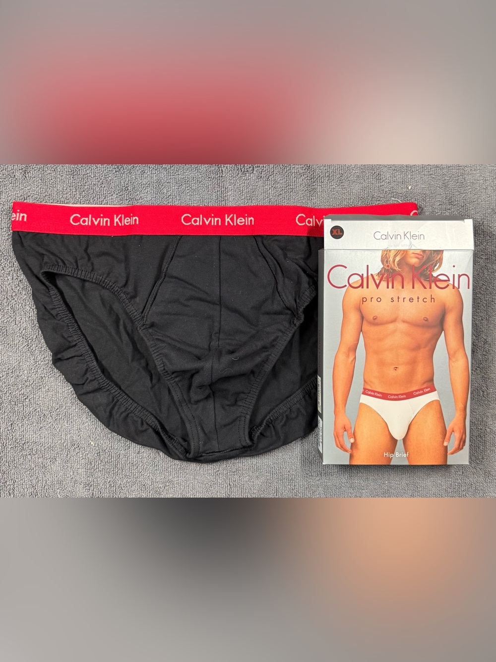 Vintage Calvin Klein men's pro stretch hip brief